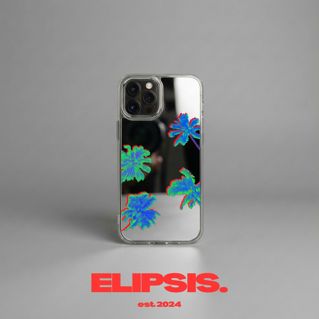 ELPS Glitch Palm Mirror Case - Available for all Type of iPhone