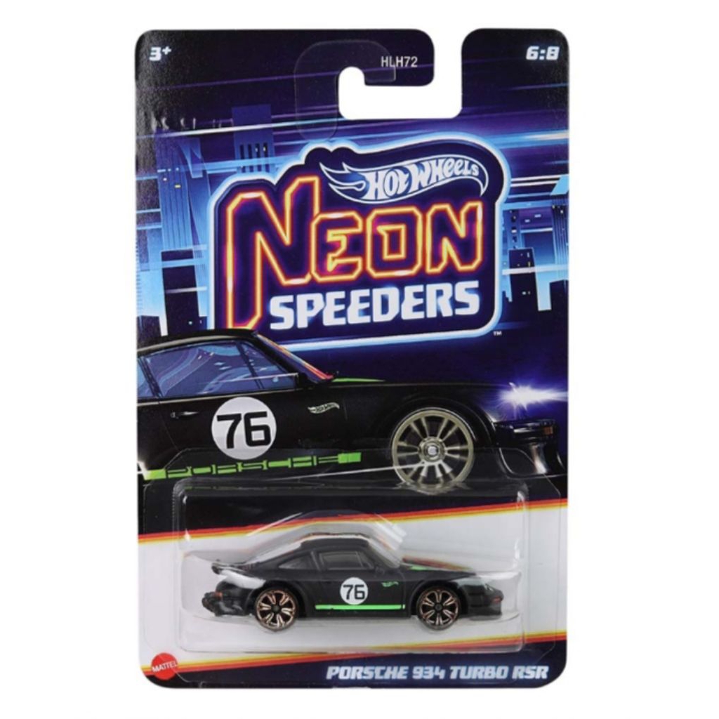 hotwheels porsche 934 turbo rsr neon speeders