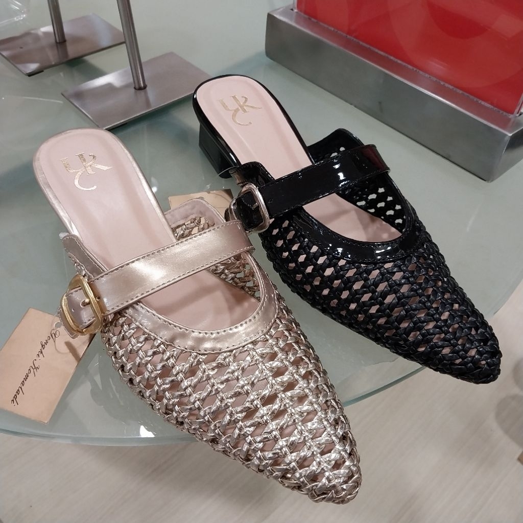 YONGKI KOMALADI‼️selop/bustong pesta wanita heels 3cm ori