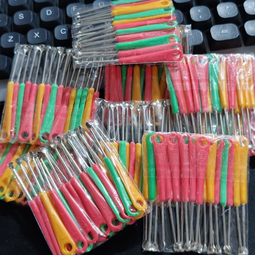 20 PCS Alat Pembersih telinga | Korek kuping besi | Katenbat besi