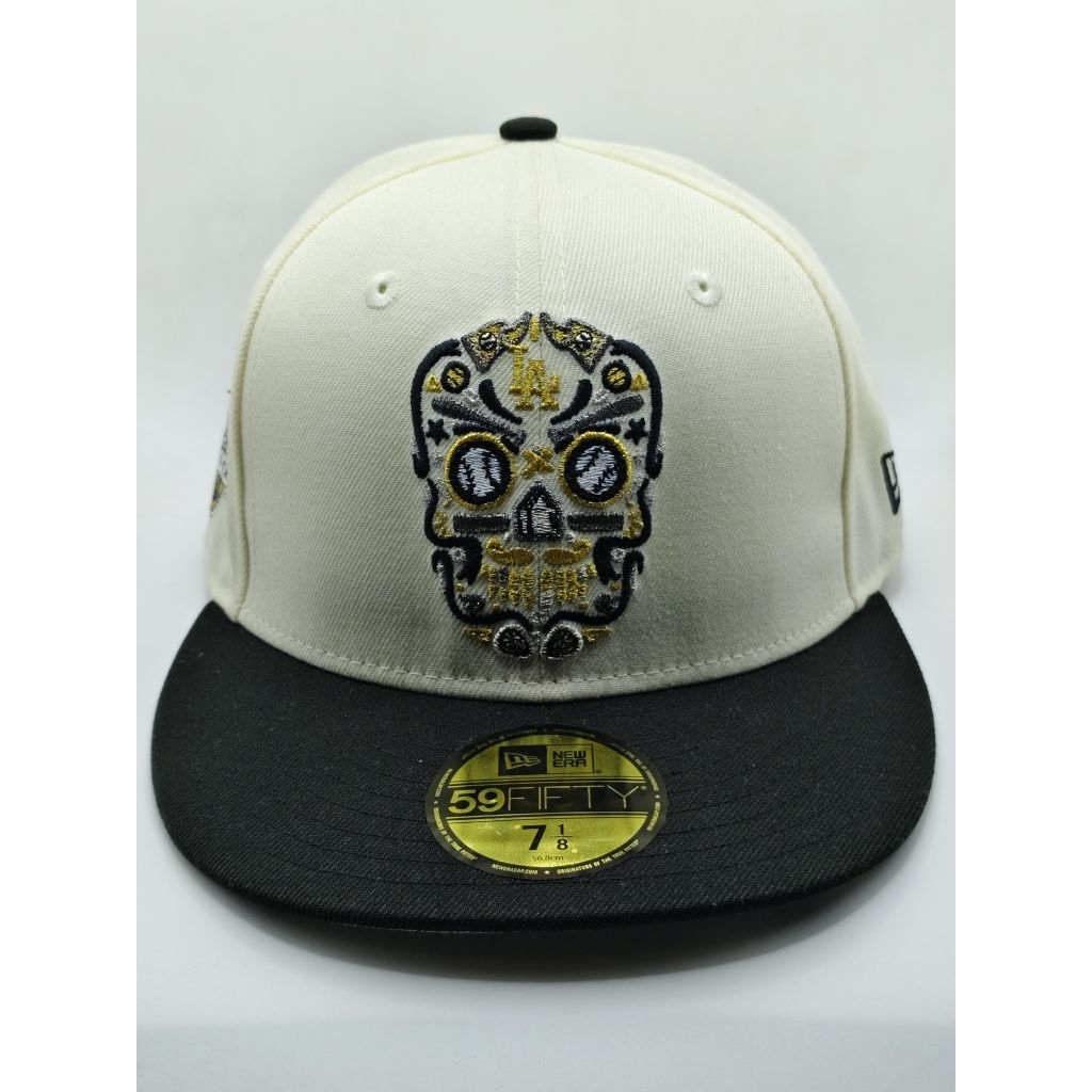 Topi New Era original x Skull LA MLB 59Fifty