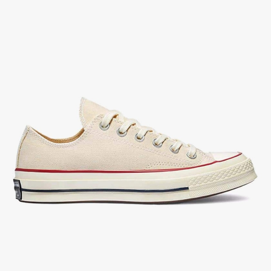 Sepatu Sneakers Unisex Converse Chuck 70 Ox Parchment Egret Original 162063C