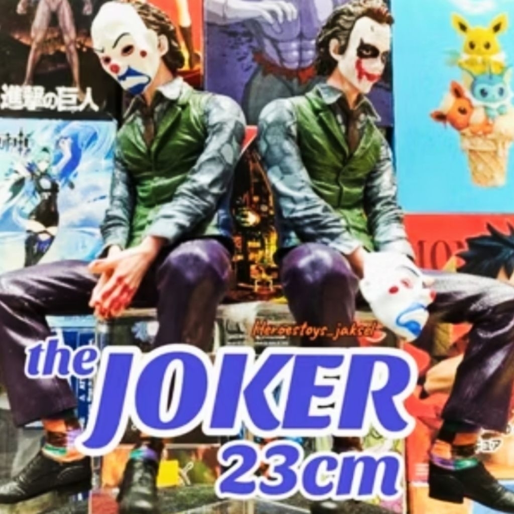 The JOKER Action Figure DC Joker Vs Batman Statue Sad Joker
