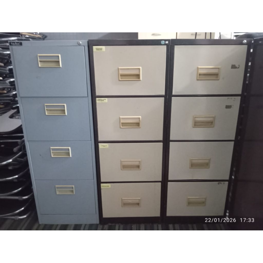 Filling Cabinet Bekas/ Lemari Besi Vertical/ Lemari Arsip Kantor