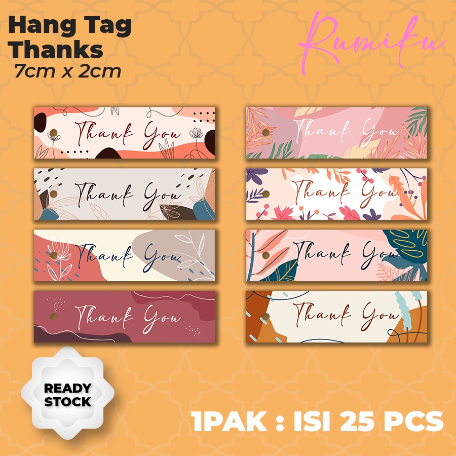 Hang Tag Thank You Hang Tag Baju Hang Tag Kemasan Hang Tag Souvenir Hang Tag Ucapan