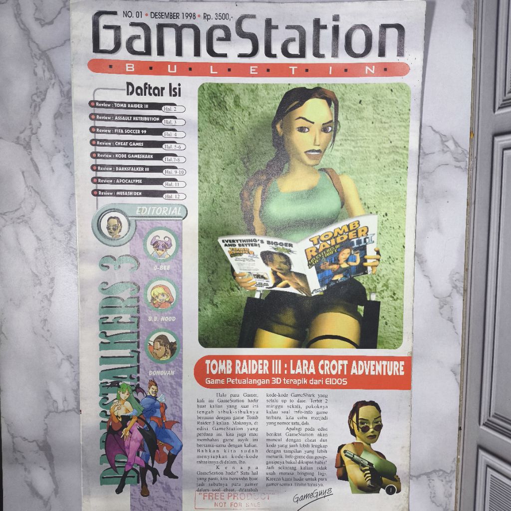 Majalah Gamestation Vol 1-50 Cabutan Kolpri