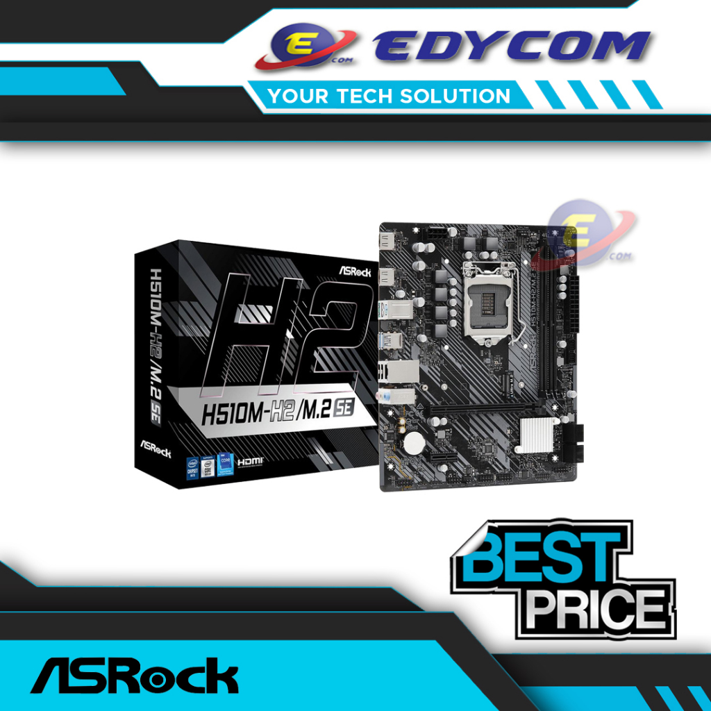 Motherboard ASRock H510M-H2/M.2 SE (LGA1200, H510, DDR4)