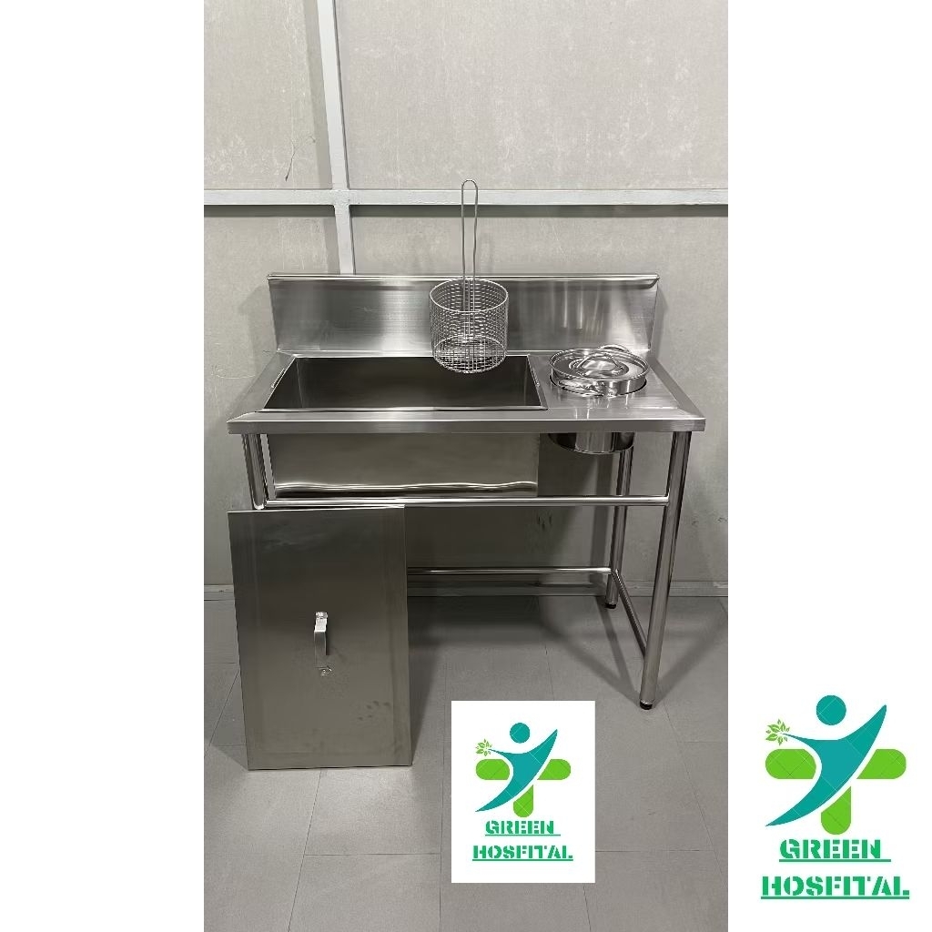 Meja Dusting / Meja Tepung Fried Chicken Stainless Steel