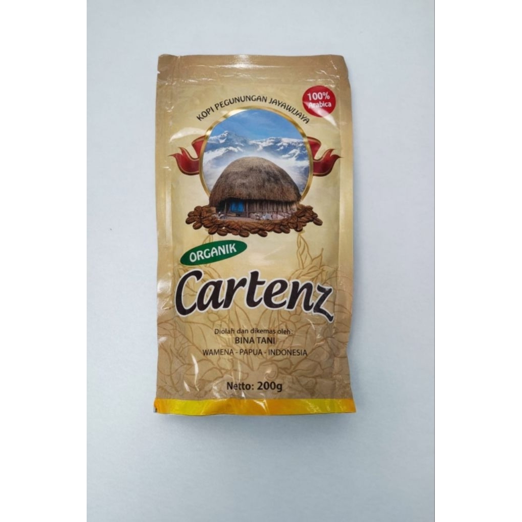 kopi Cartenz full arabica organik Wamena Jayawijaya Papua/ kopi bubuk organik Cartenz/kopi Cartenz/ 