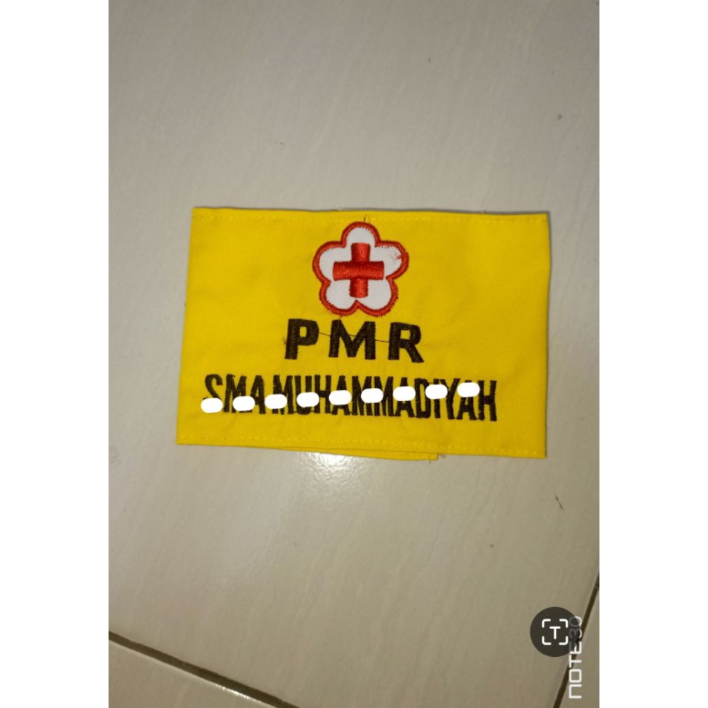 ban lengan Pmr/handband custom bordiran