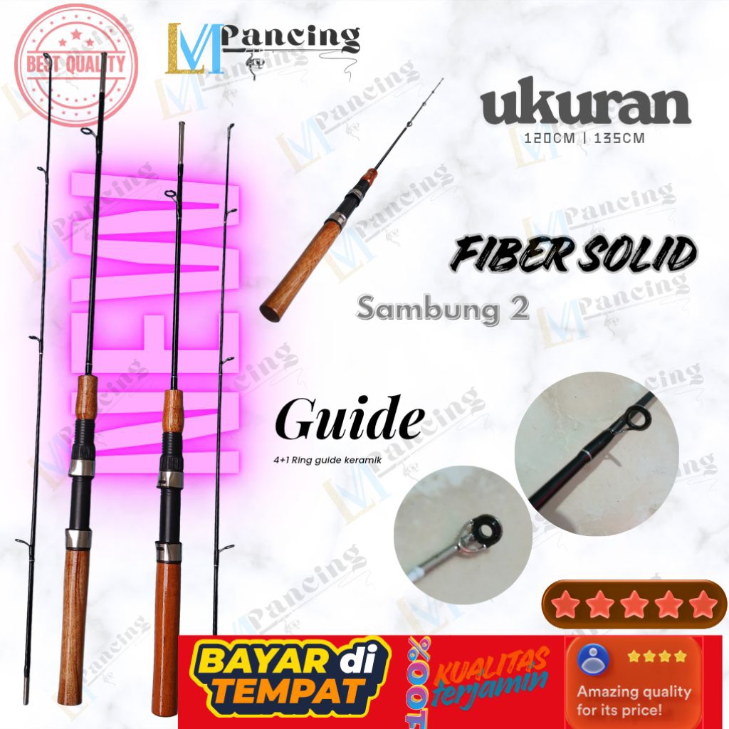 JORAN PANCING FIBER SOLID 120cm dan 135cm