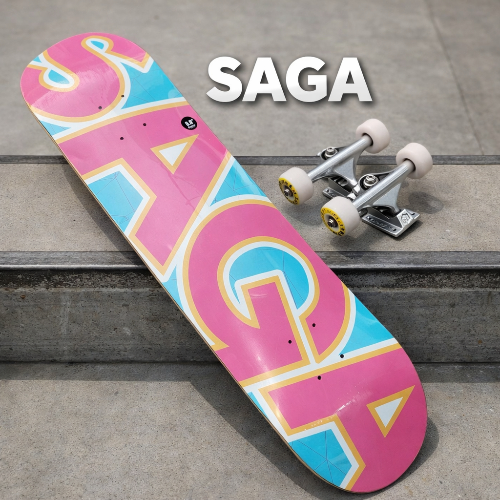 SAGA and various skateboard fullset original lengkap deck