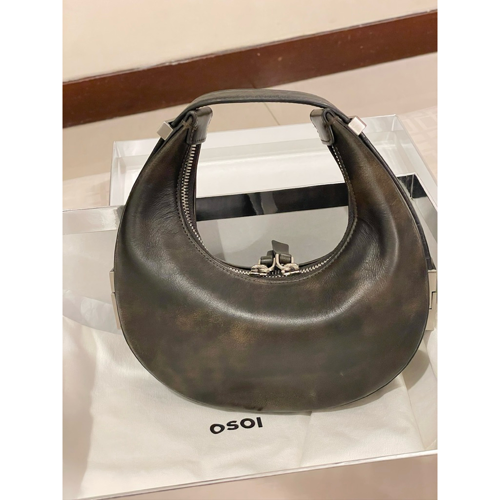 PRELOVED OSOI TONY MINI BAG stain brown