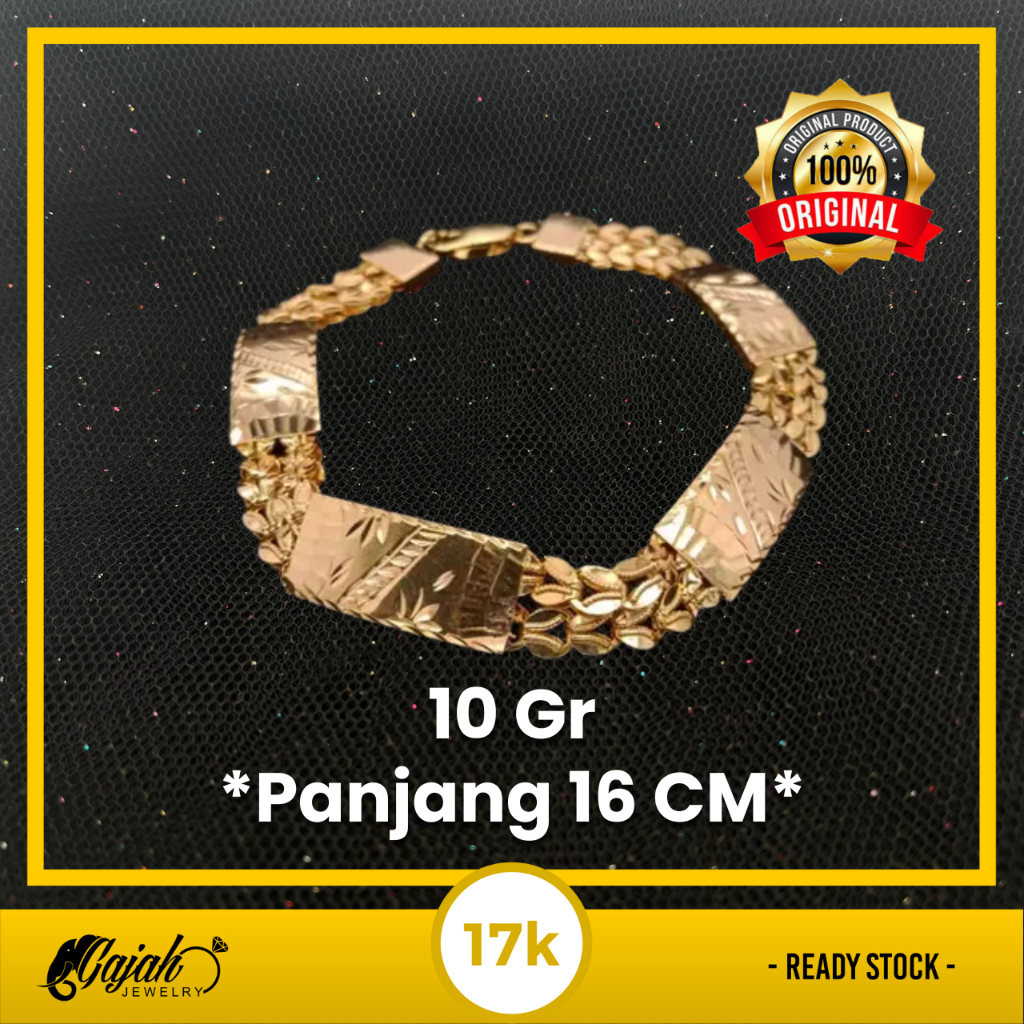 Gelang Emas 17K - Toko Emas Gajah - 10 Gram 2231