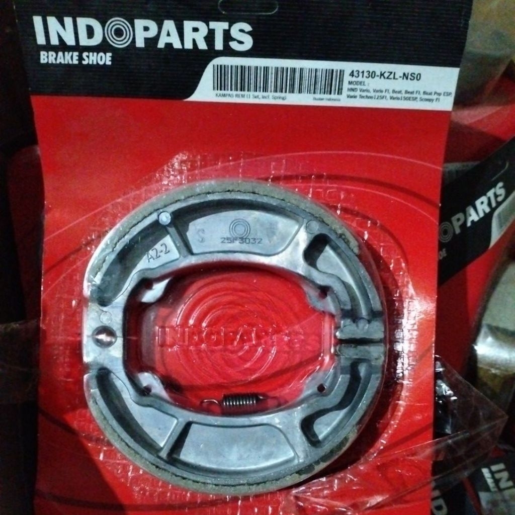 kampas rem belakang beat indopart pirodo blkg beat indopart kualitas terjamin harga terjangkau lengk