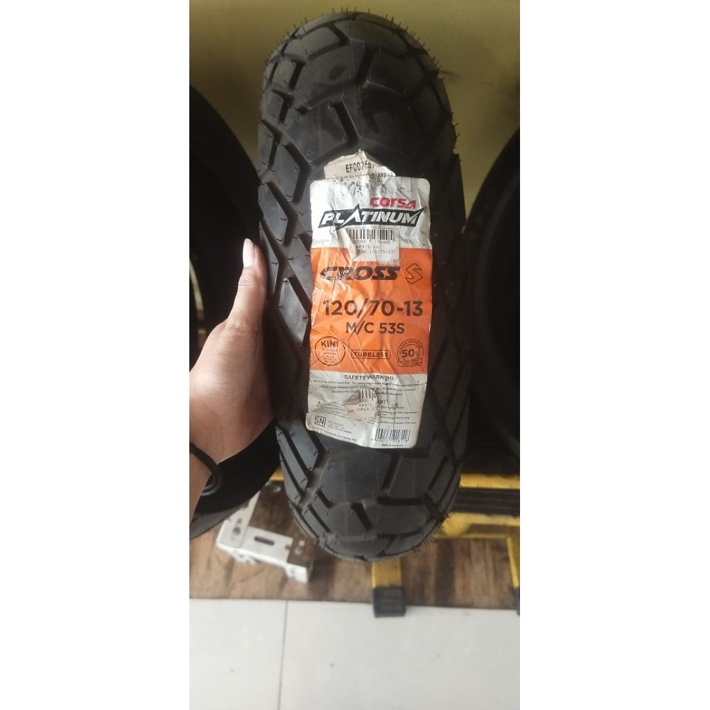 BAN CORSA PLATINUM CROSS TUBELESS 12/70-13 ring13