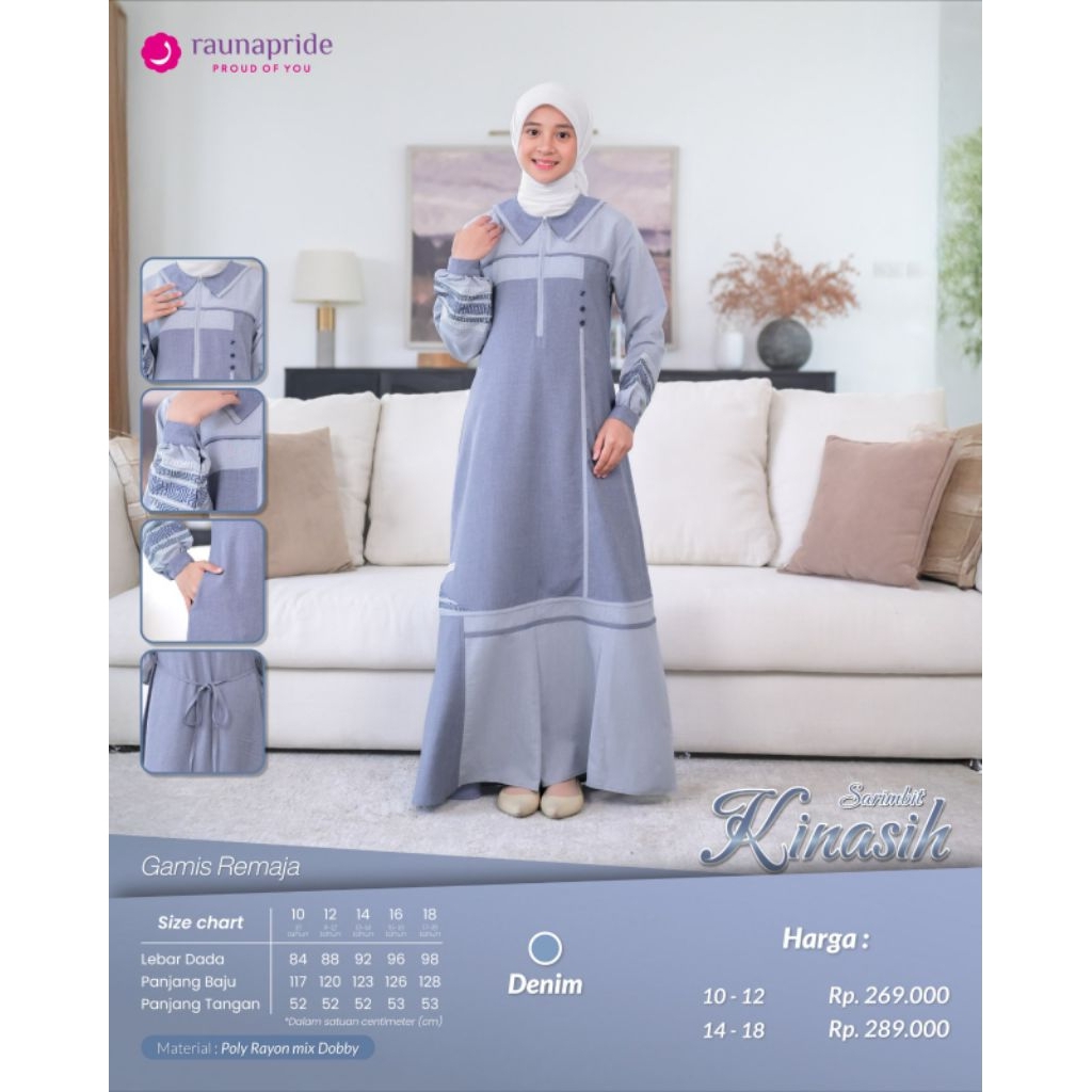 Gamis Remaja Sarimbit Kinasih Raunapride