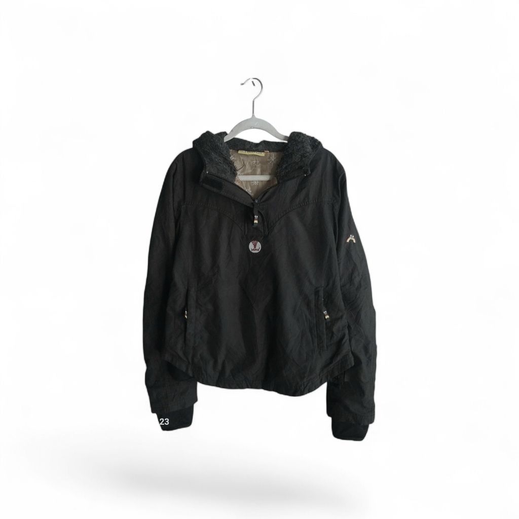 ANORAK CASUAL WOMEN SUPERSTAR HITAM