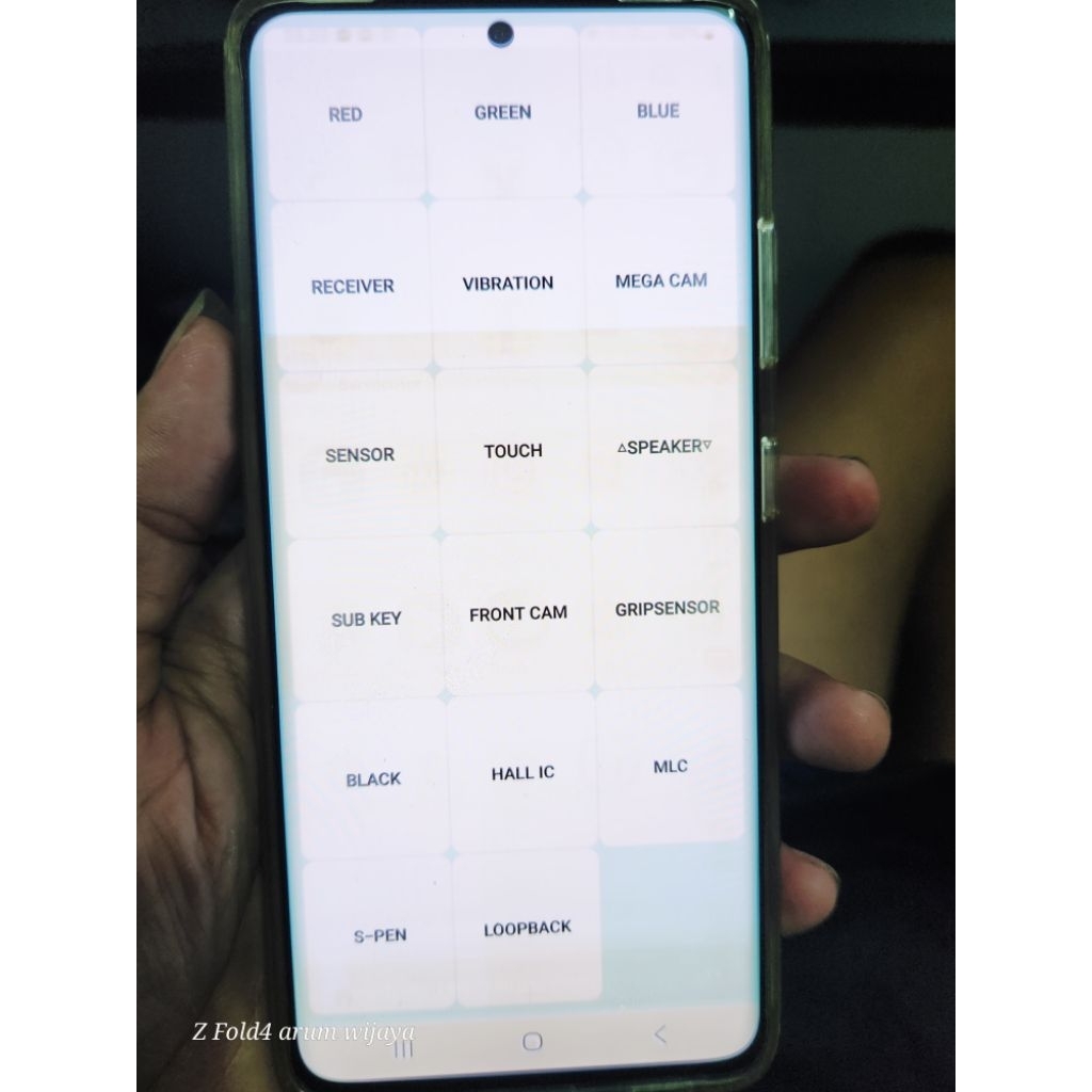 lcd samsung s21 ultra  original copotan minus