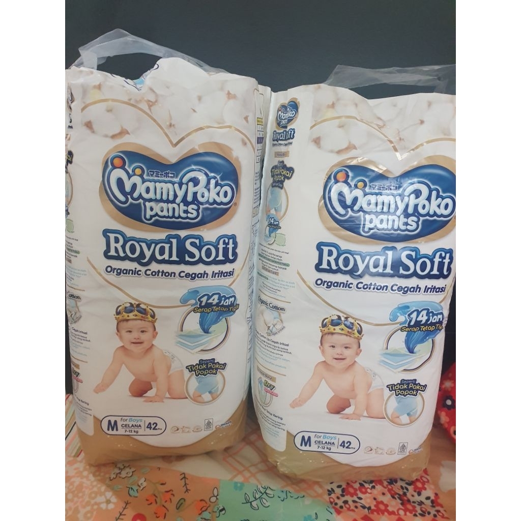 MamyPoko pants Royal soft size M