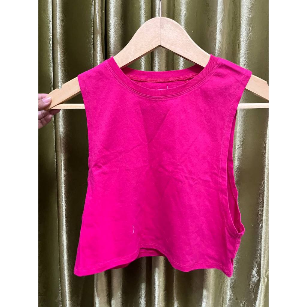 tanktop crop fushia MDPK - preloved