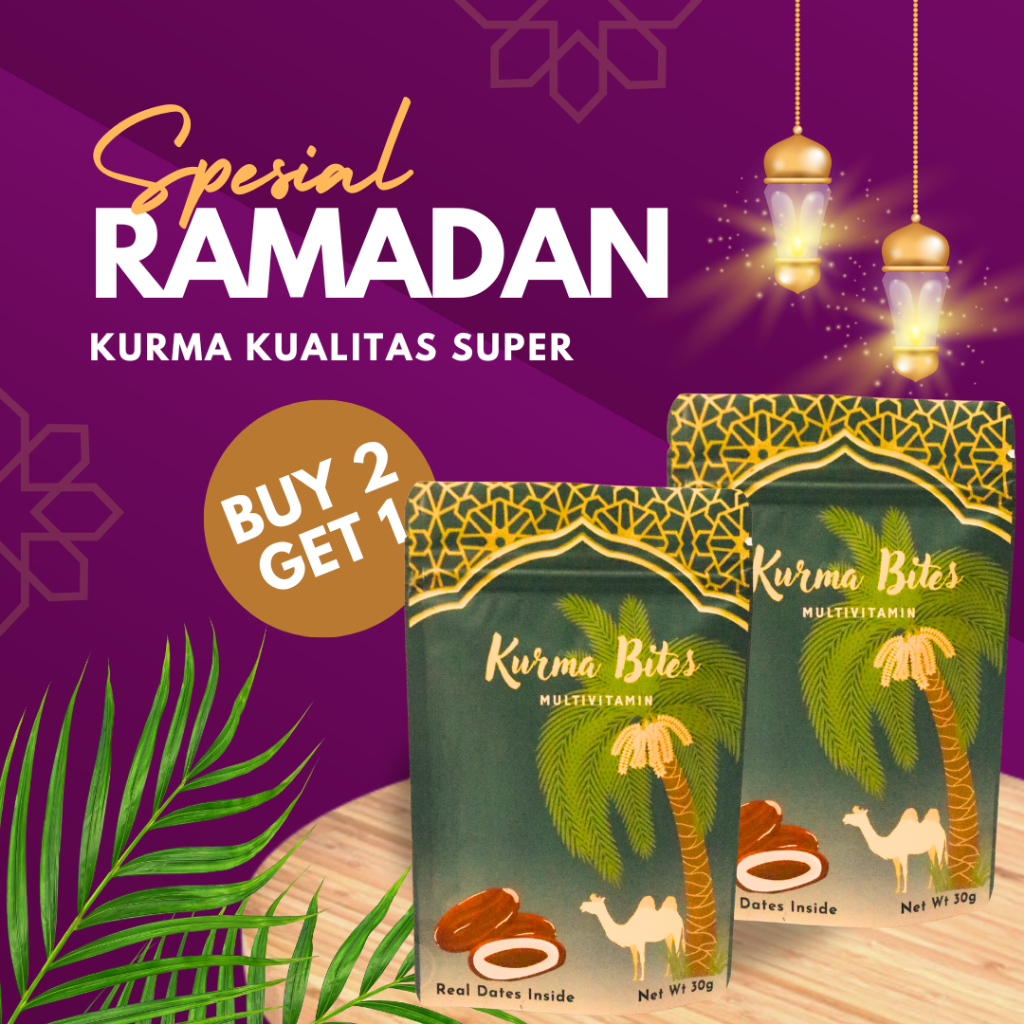 Kurma Bites Gummy Candy - Permen Gummy Rasa Kurma