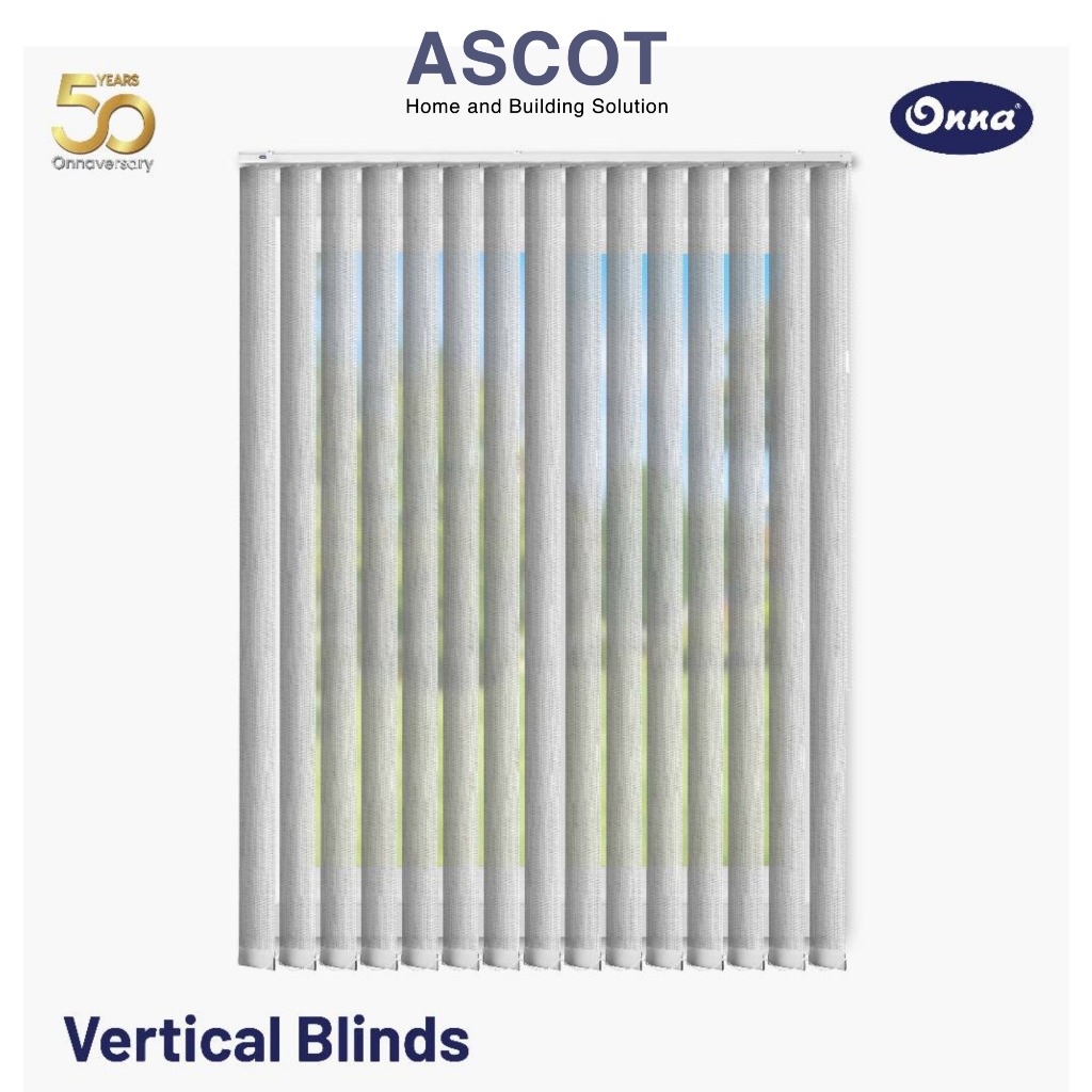 ONNA Vertical Blind Gorden / Tirai Vertikal Jendela Minimalis Modern (Ukuran Custom)