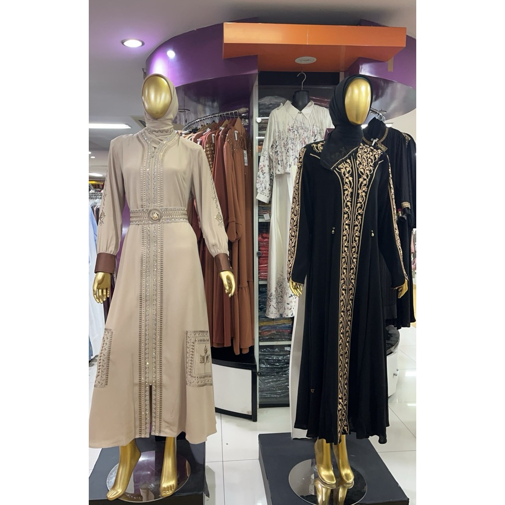 Hikmat gamis abaya dress mewah