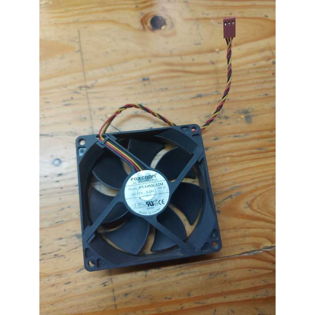 Kipas Fan Casing FOXCONN PVA092G12m 12V 0.24A Second Original 4 Kabel 9cm