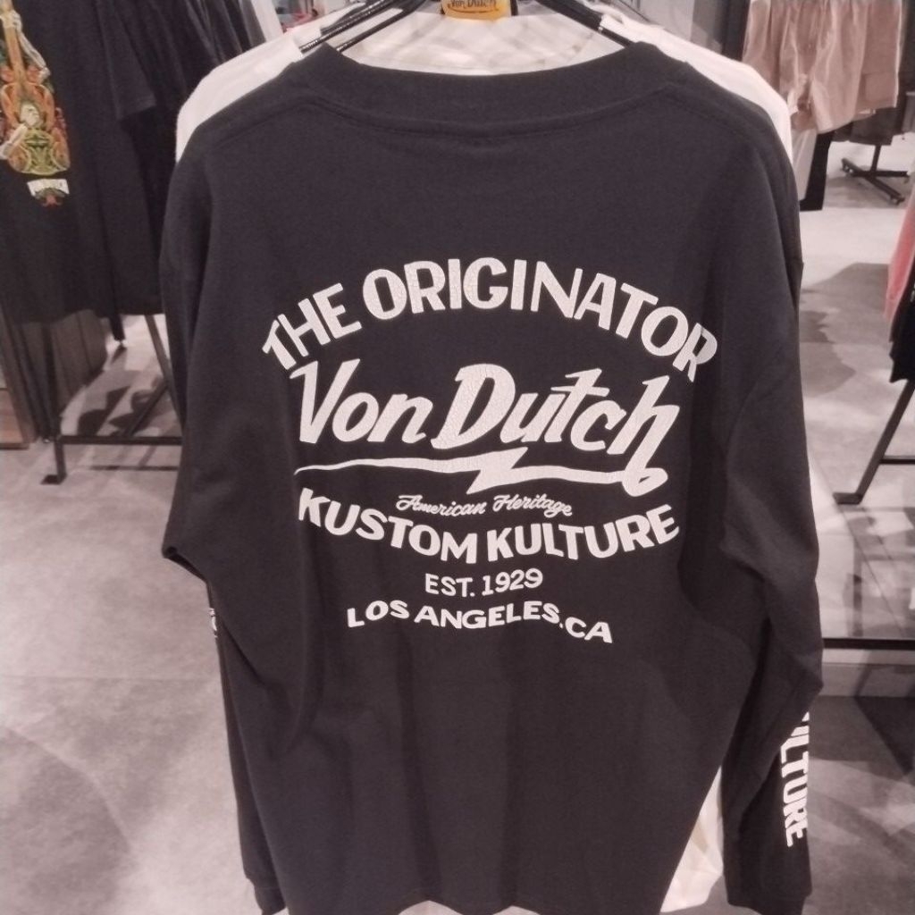 Kaos von Dutch original long sleeve black
