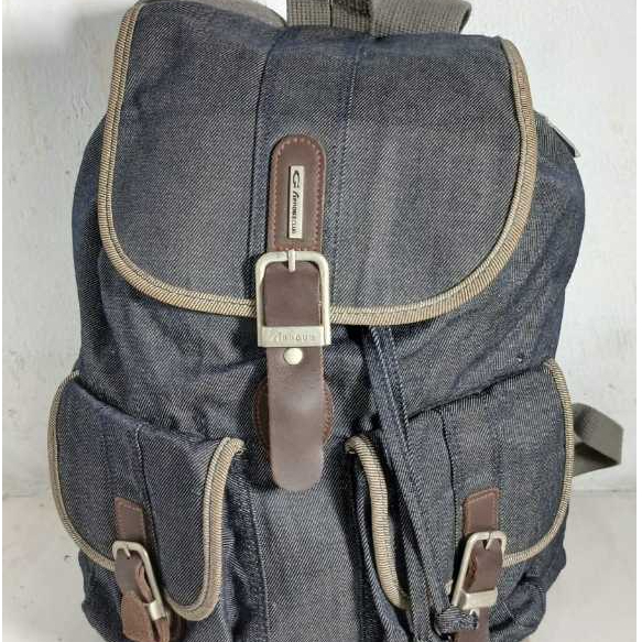 Tas Ransel Denim Genova Club