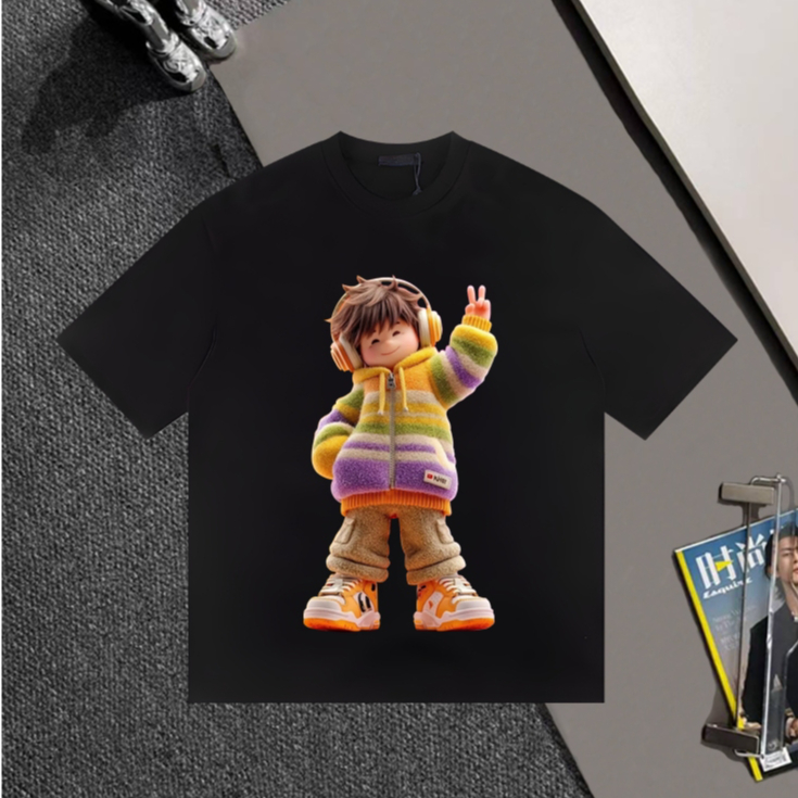 ISANNY BOY KHEI LOGO T-SHIRT UNISEX OVERSIZE