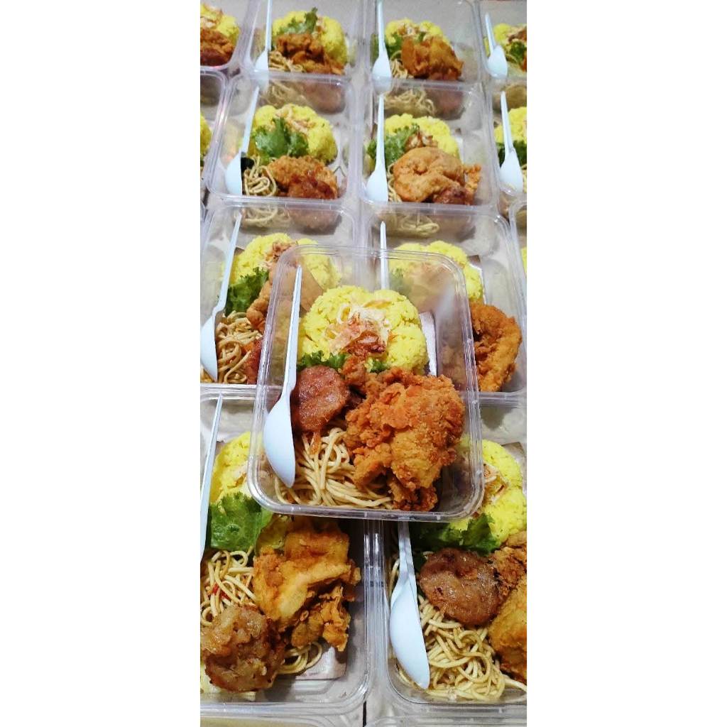 paket thinwall nasi kuning ayam crispy termurah