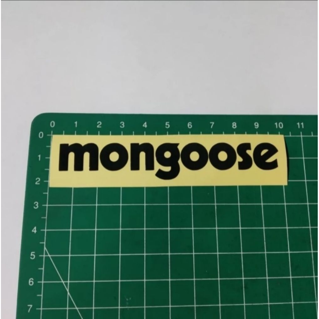 stiker cutting mongoose