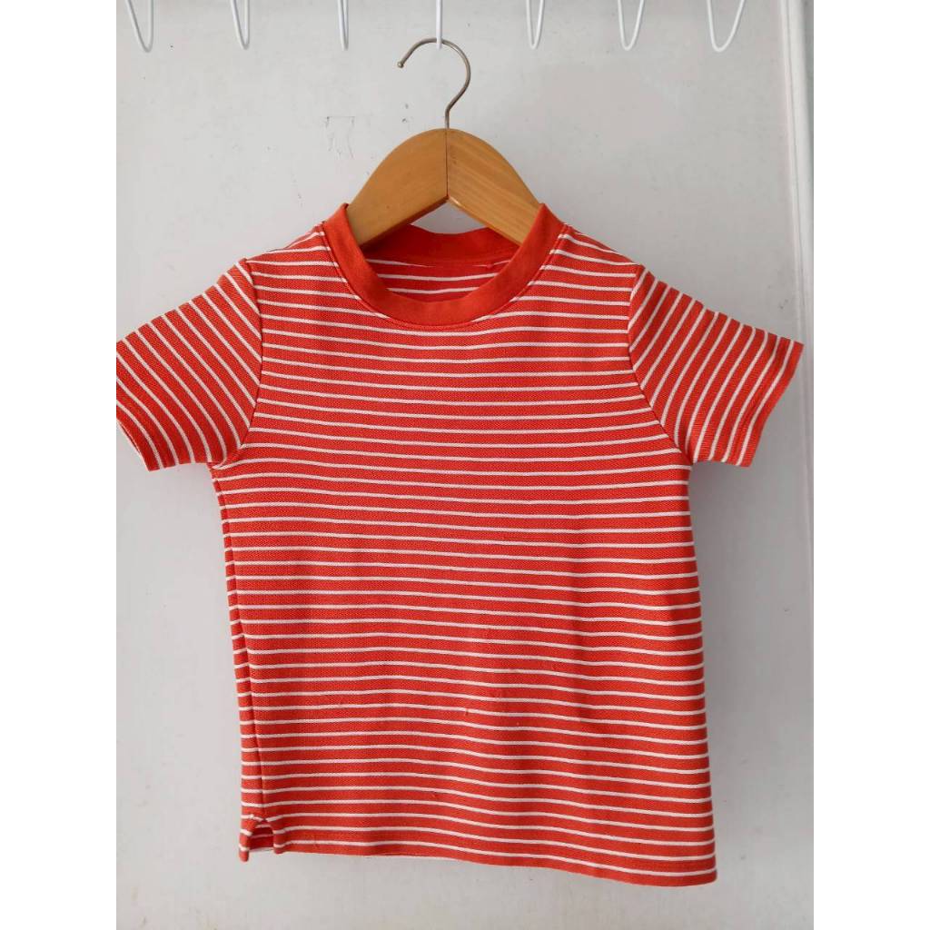 Atasan Kaos Anak Laki-Laki Uniqlo Stripe