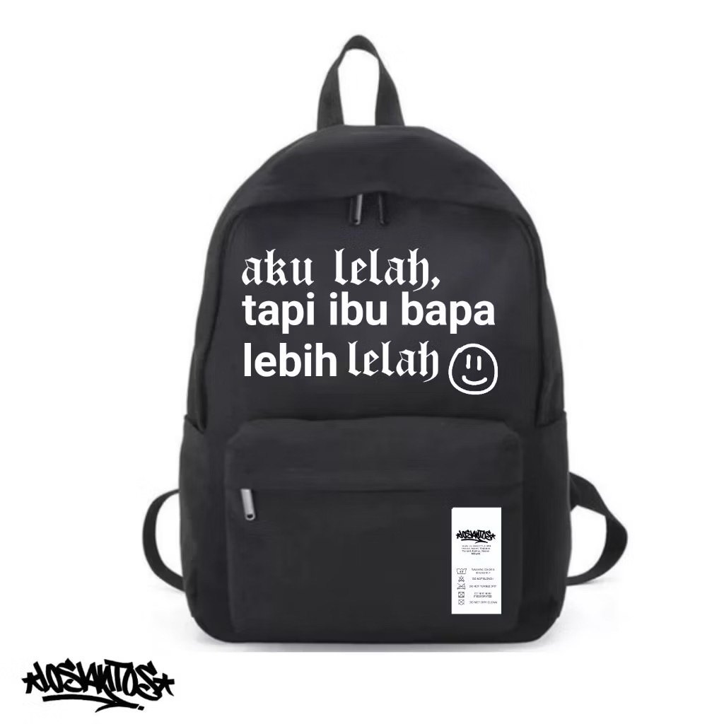 Tas Ransel pria backpack sekolah tas ransel sekolah ranse hitam tas sekolah cowok