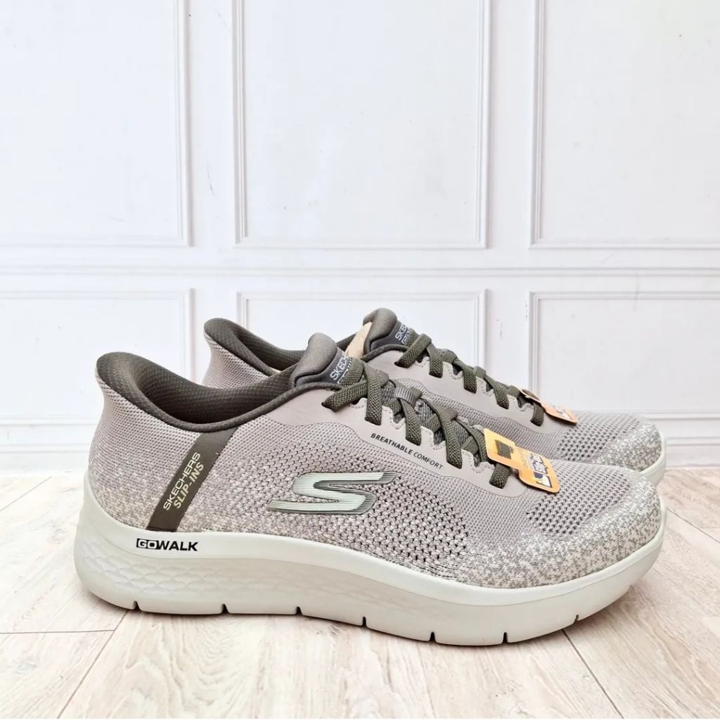 Sepatu Sneakers Slip On Pria SKECHERS Go Walk Flex 216336/TPE 100% Original Resmi (Size 42,5)