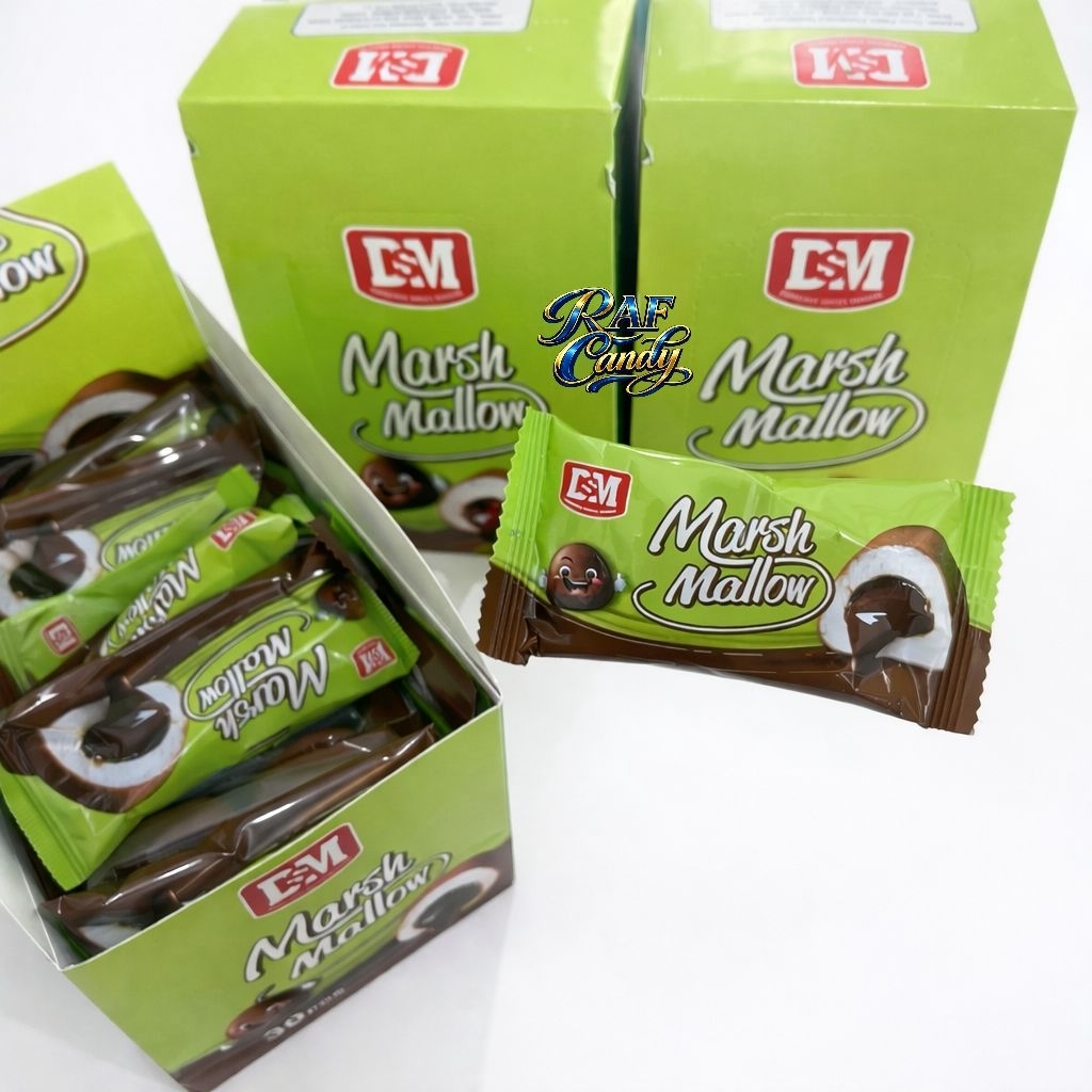 DSM MARSH MALLOW Cokelat 30 Pcs