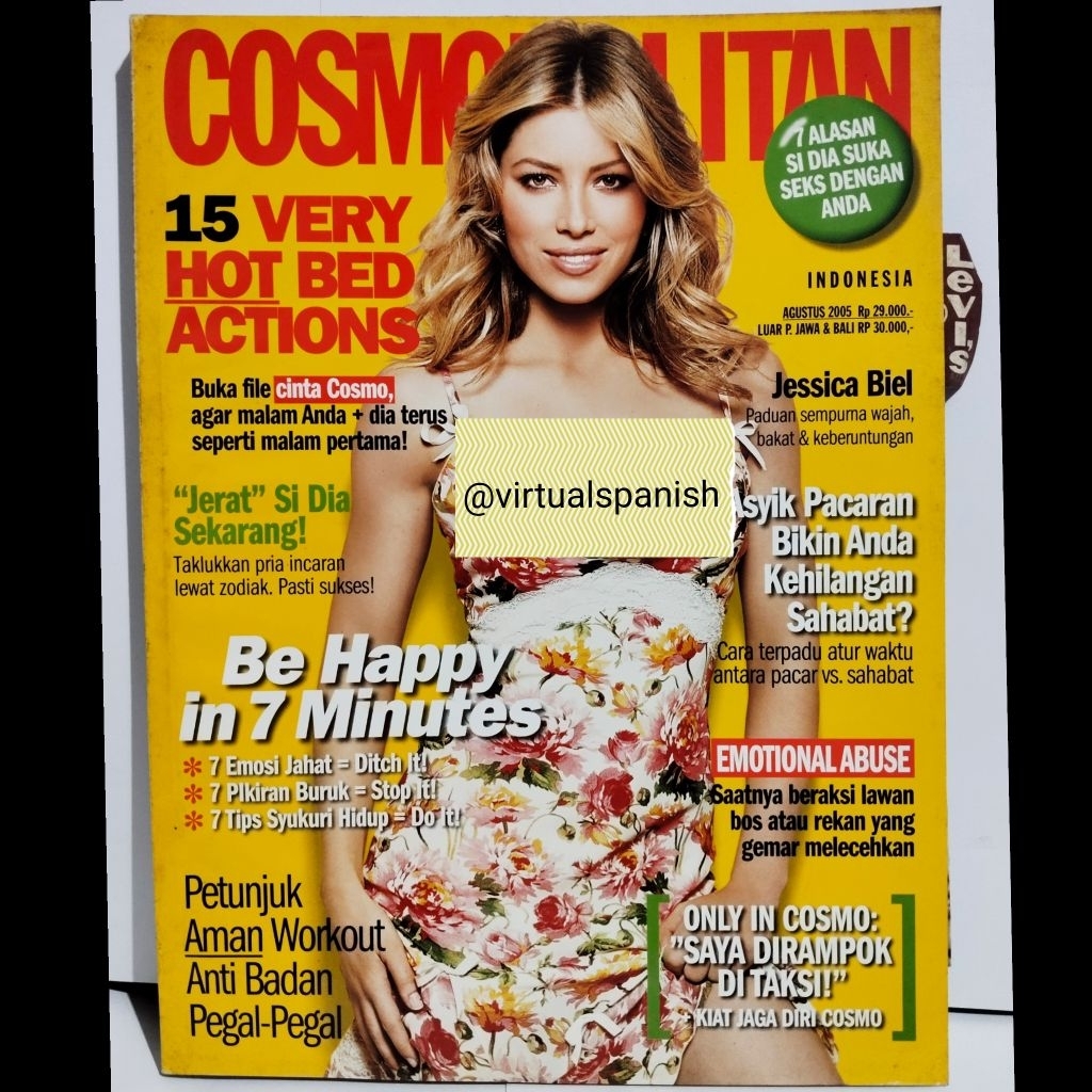 MAJALAH COSMOPOLITAN AGUSTUS 2005