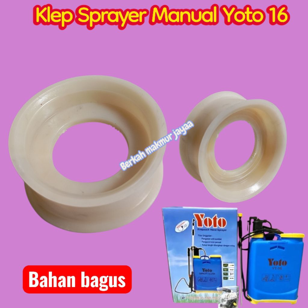 Klep Sprayer Manual Yoto 16 20 | Kelep Karet Piston Sprayer Yoto | Klep Siel Tangki Sprayer Yoto