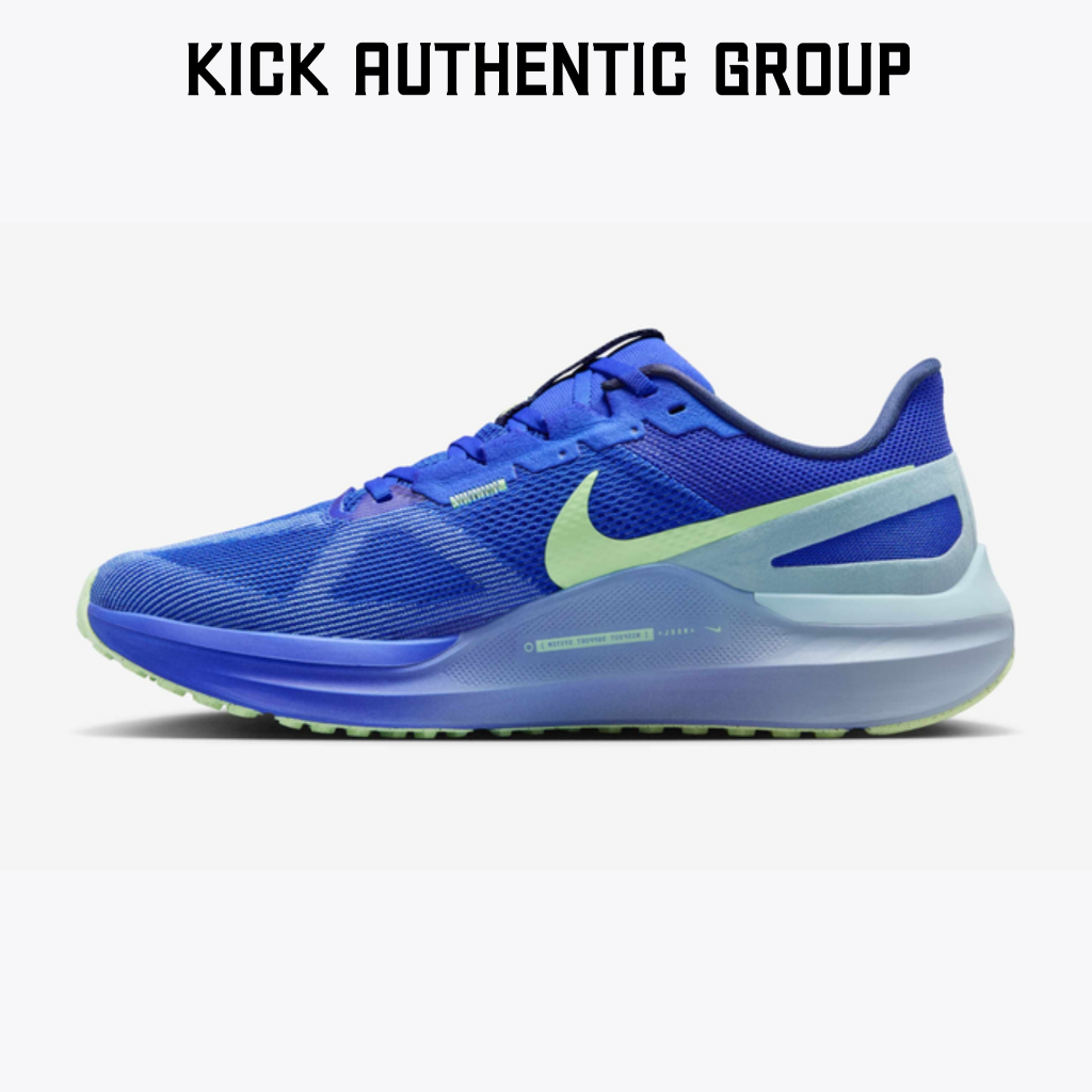 Sepatu Lari / Running Pria Wanita Nike Air Zoom Structure 25 Blue Original