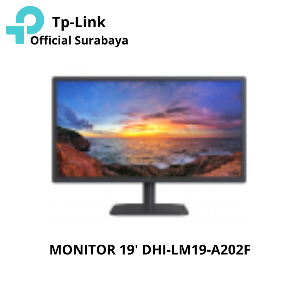 Monitor LED DAHUA 19 INCH DHI-LM19-A202F - HD 60Hz VGA HDMI MONITOR CCTV KOMPUTER