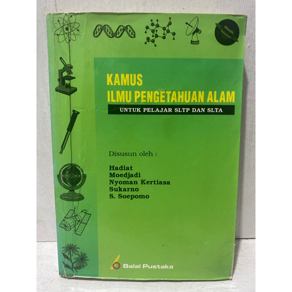 Buku Original KAMUS ILMU PENGET TAHUAN ALAM UNTUK PELAJAR SLTP DAN SLTA - HADIAT MOEDJADI NYOMAN KER