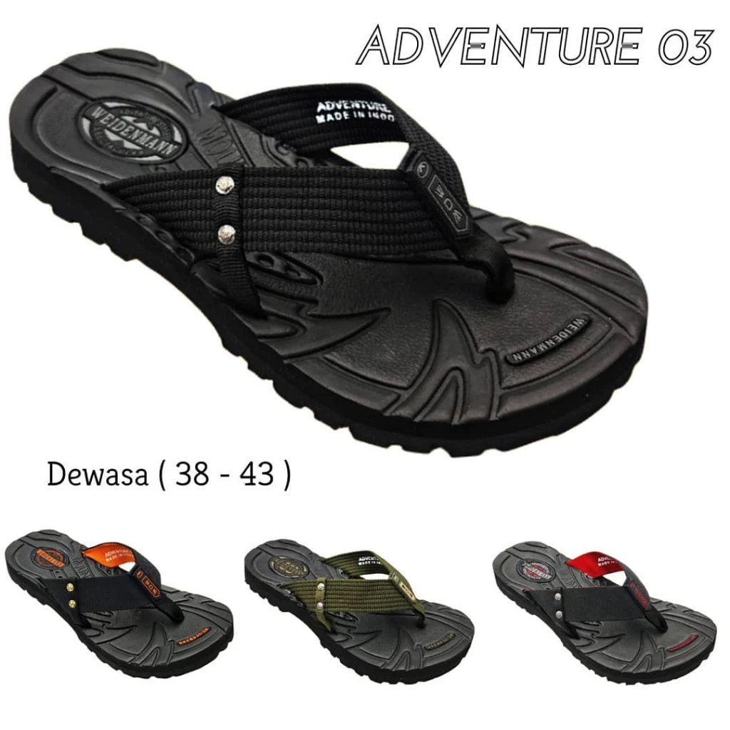 Sandal Jepit Pria Weidenmann 100% Original