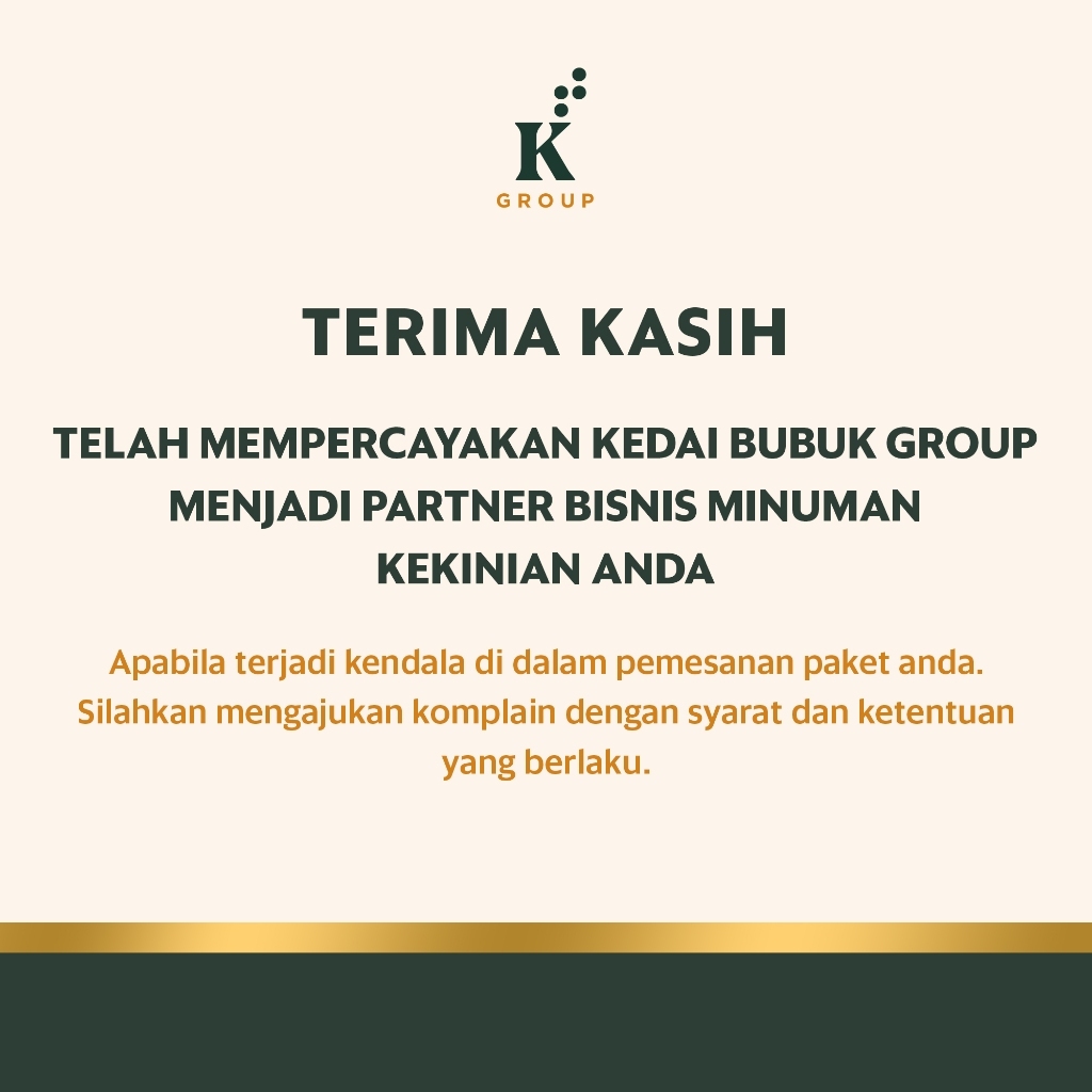 K Coconut Latte Powder - Bubuk Kopi Susu Rasa Kelapa (1kg)