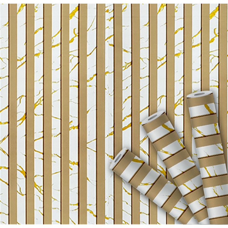 DTG Wallpaper Dinding Batu Bata Merah Coklat Abu Orange Biru Hijau Motif Dan Karakter Size 45CM x 8M