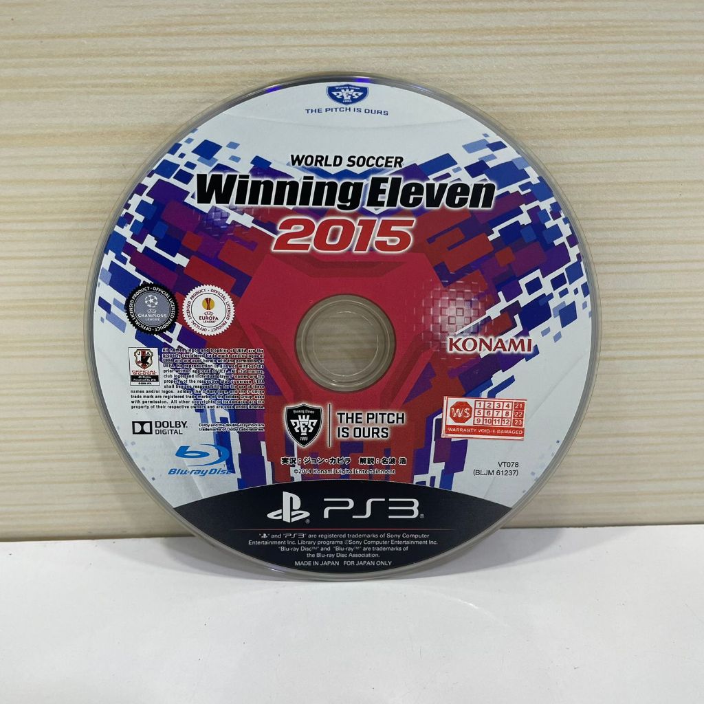 Kaset BD Winning Eleven 2015 PS3 Original – PES 2015 PlayStation 3 Seken Normal
