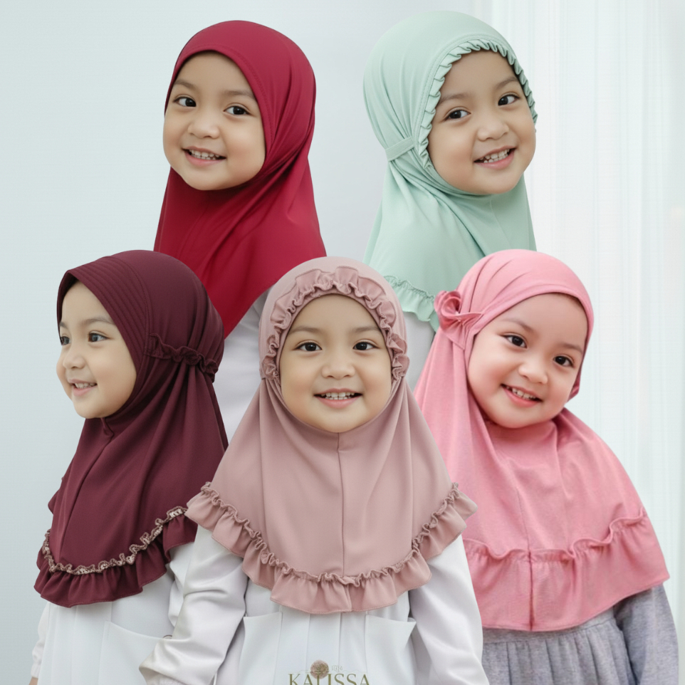 Kalissa - Jilbab Anak Bayi 0 6 Bulan - 3 Tahun