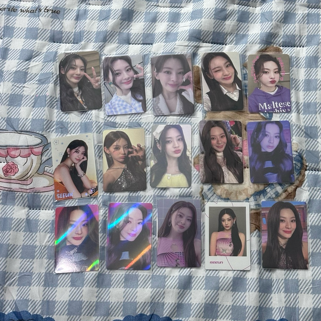 SEEUN STAYC OFFICIAL PHOTOCARD WITHDRAMA APPLEMUSIC MAKESTAR POB YOUNGLUV