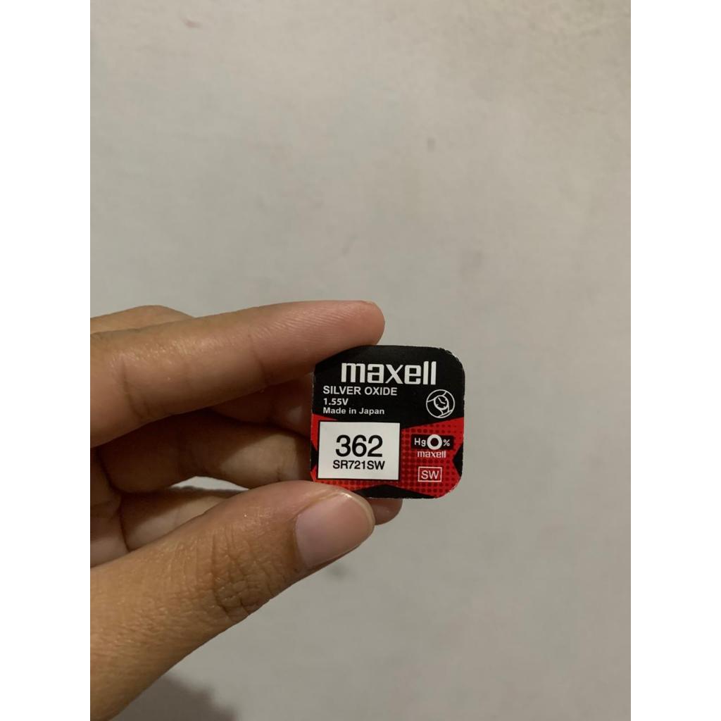 Maxell Original Watchbattery SR721PB, 362, baterai jam, baterai kancing, baterai, battery